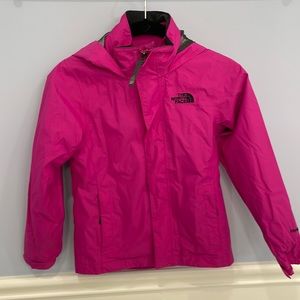 Girls North Face ski jacket and fleece S 7/8